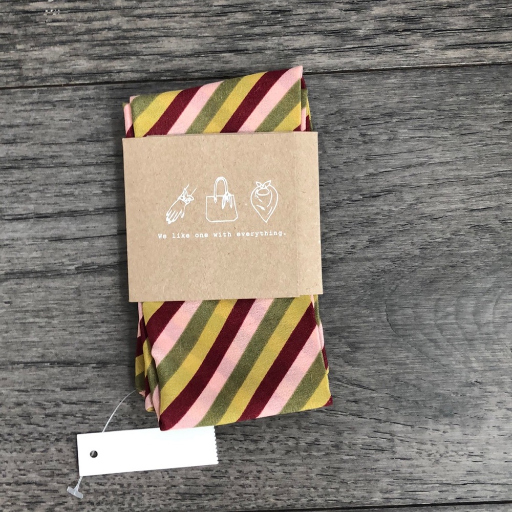 Madewell silk stripes multicolored banana - Picture 5 of 8